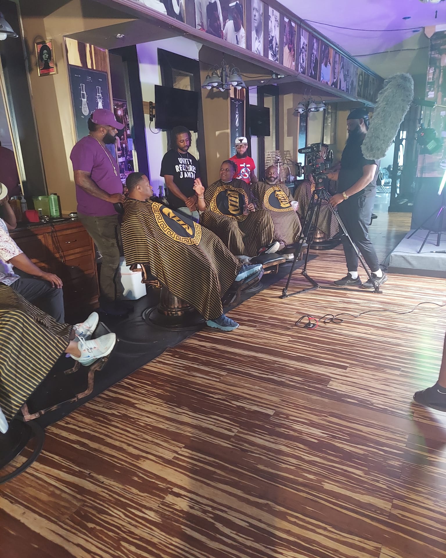 Barbershop floor at Flavaz Styling Team in Lithonia, GA