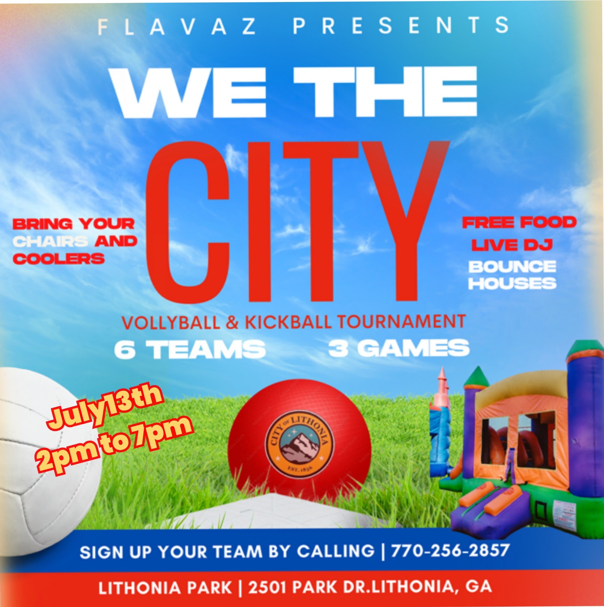 Flavaz Styling Team community event in Lithonia, GA